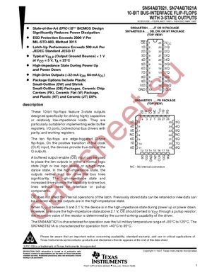 SN74ABT821ADW datasheet  